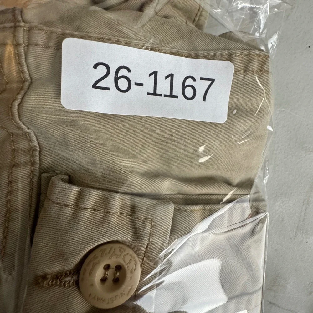 Vintage Mustway Cargo Pants Mens 36 Khaki Y2K Tactical Utility Gorpcore Baggy